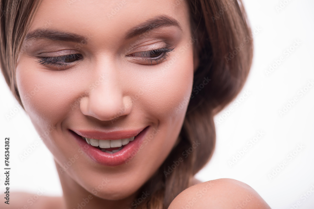 Beautiful girl expresses different emotions Beautiful girl expresses different emotions