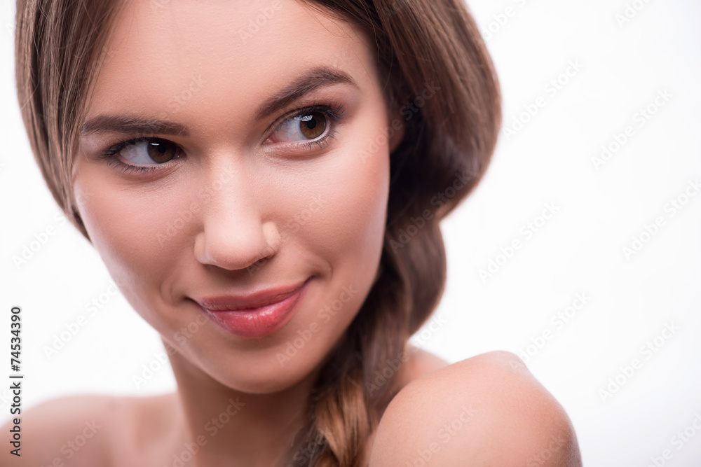 Beautiful girl expresses different emotions Beautiful girl expresses different emotions
