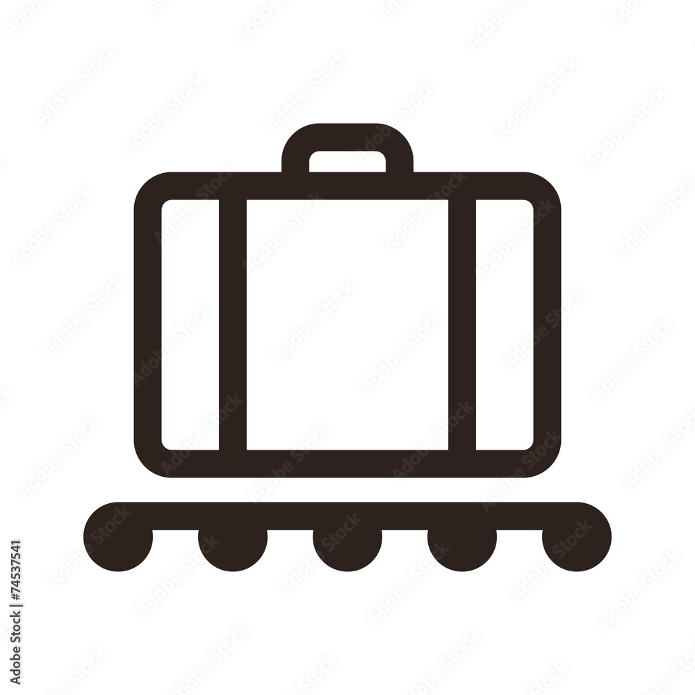 Baggage claim - travel icon Baggage claim - travel icon