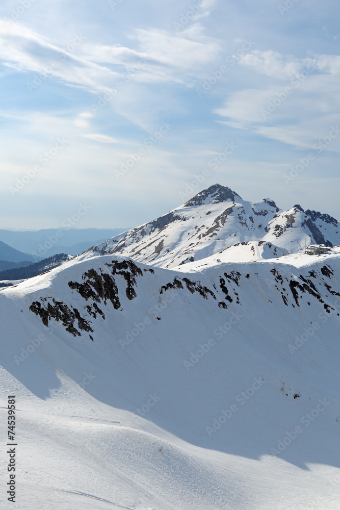 Fototapeta premium Aibga Ridge, Krasnaya Polyana, Sochi