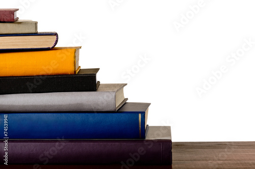 books in the bookshelf