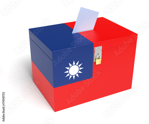 Taiwanese Flag Ballot Box