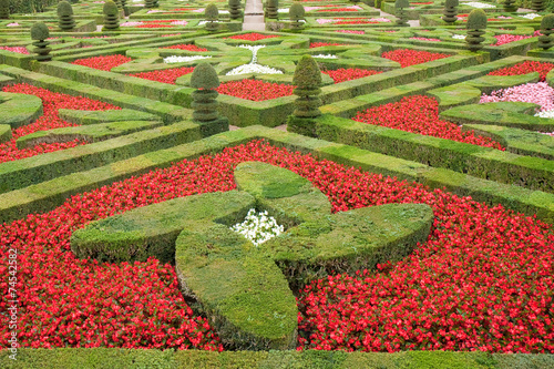 Dans le parc de Villandry