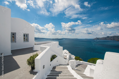 Stairway in Santorini