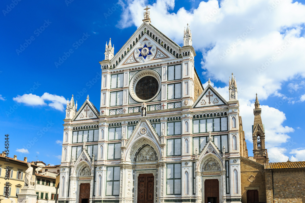The Basilica di Santa Croce. Florence, Italy