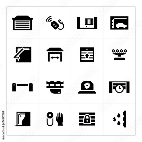 Set icons of automatic gates