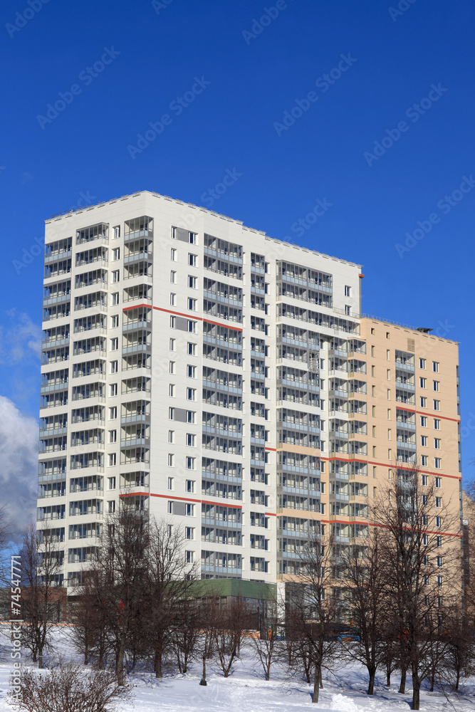 Naklejka premium View of building