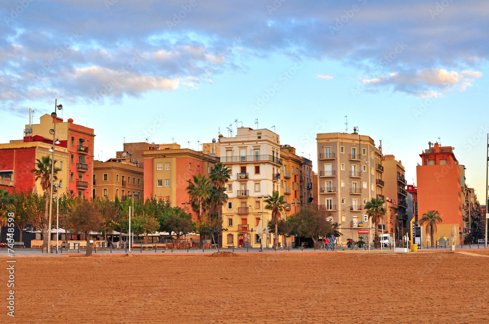 Fototapeta premium Barceloneta, Barcelona, Spain