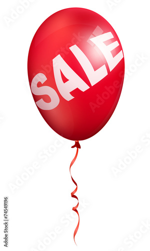 single red sale balloon