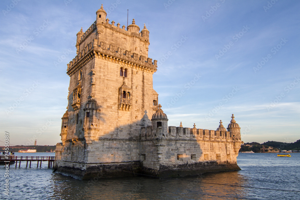 Tower of Belem, located in Lisbon, Portugal. Tower of Belem, located in Lisbon, Portugal.