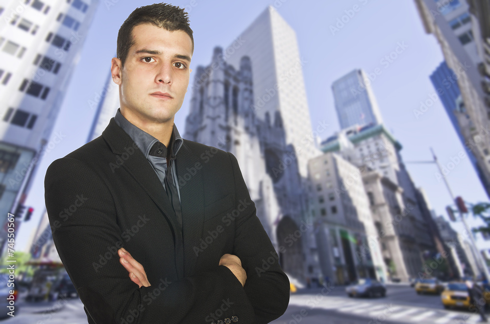 Young Business man ready to work in your office Young Business man ready to work in your office
