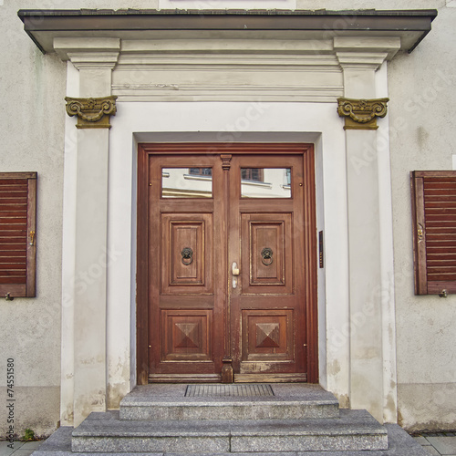 elegant house door, Munchen, Germany