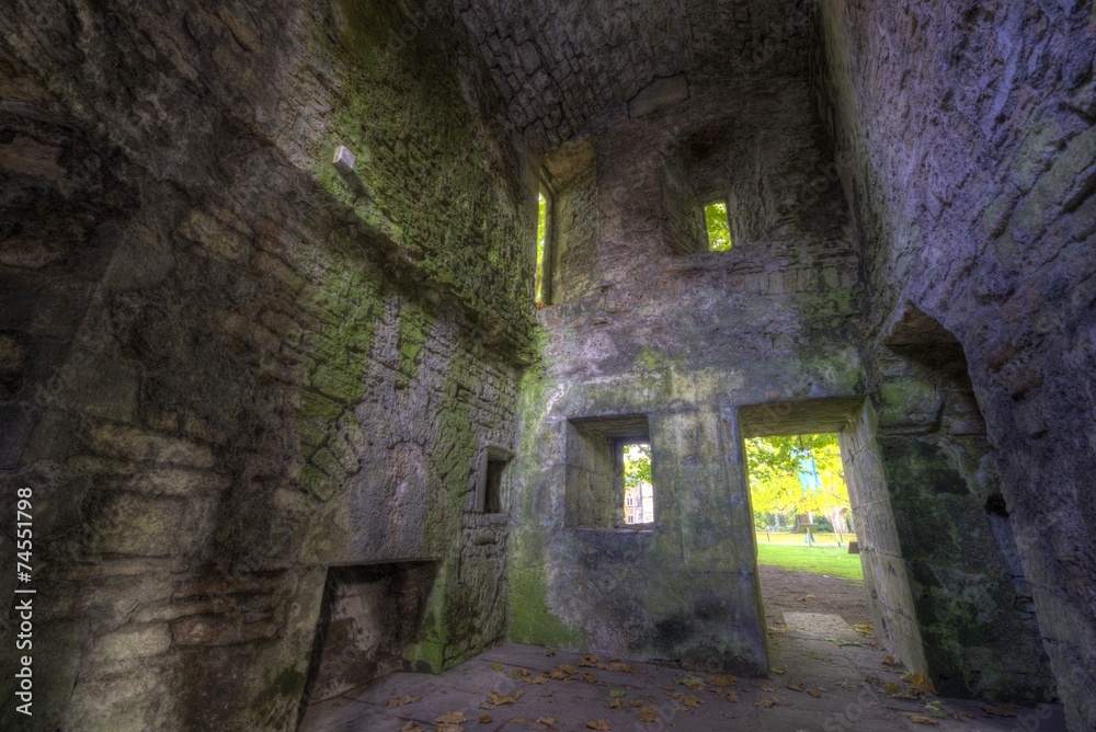 Room Ruins in Castle Walls