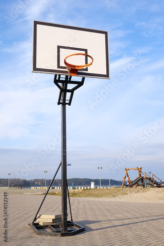 Urban basketball court photo