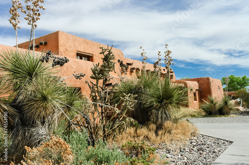 Mexican hacienda, New Mexico, USA