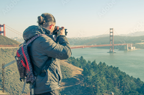 Photography San Francisco citscape from Twin Peaks