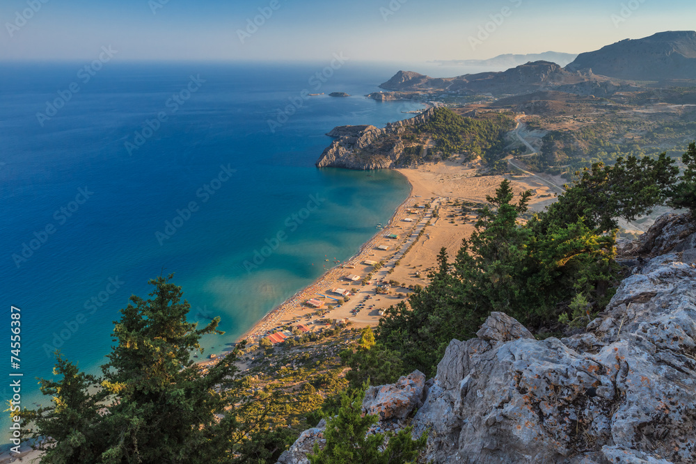 Obraz premium Tsambika beach