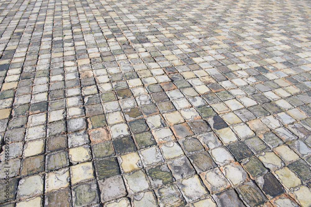 Fototapeta premium Old Floor Tiles