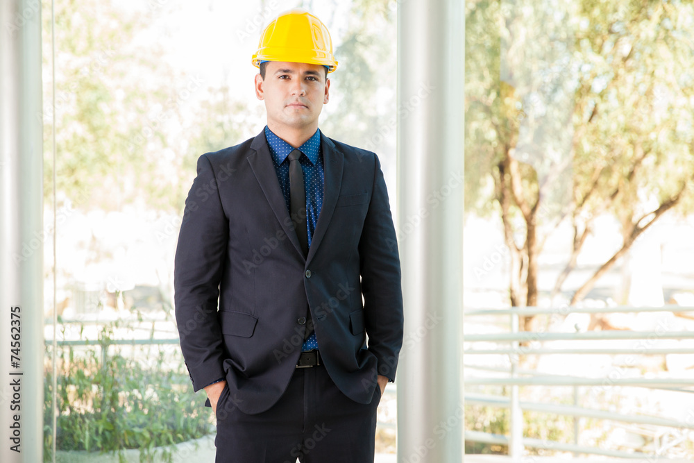 Civil Engineer in a suit Civil Engineer in a suit