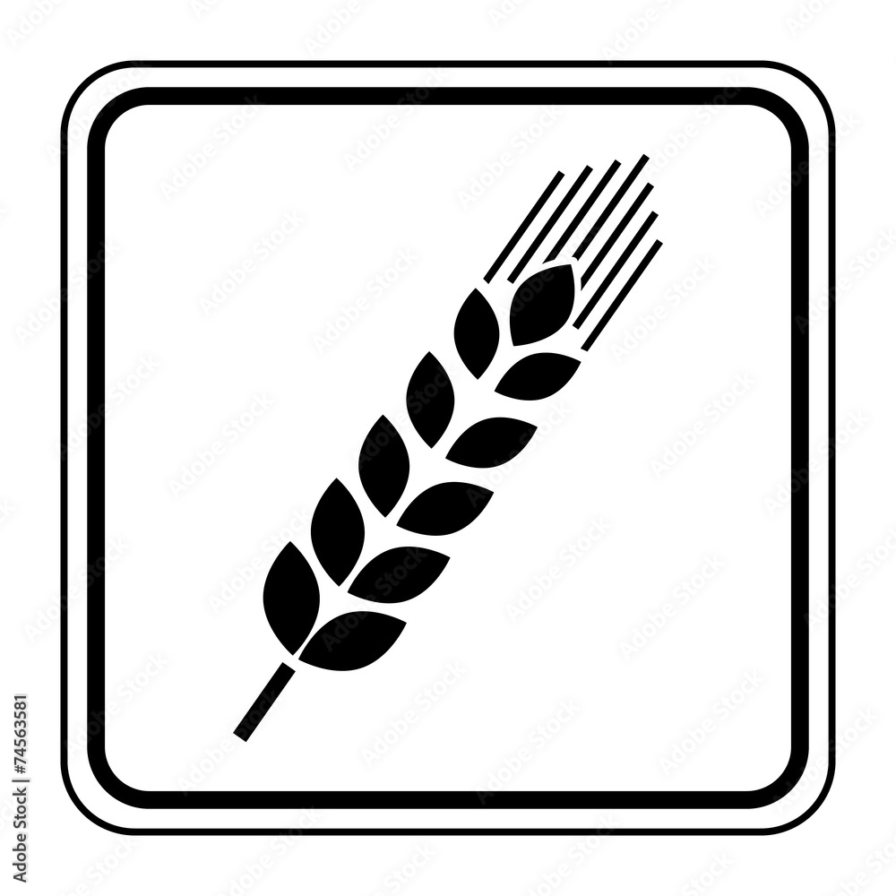 Obraz premium Logo blé.