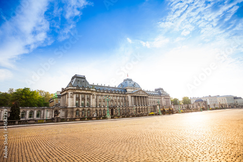 Royal Palace of Brussels at daytime in Belgium