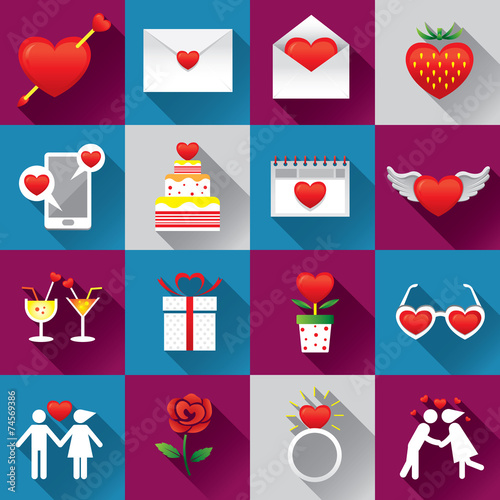 Icons Set : Love Objects