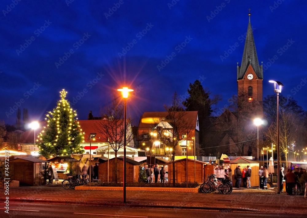 Grossraeschen Weihnachtsmarkt - Grossraeschen christmas market 01