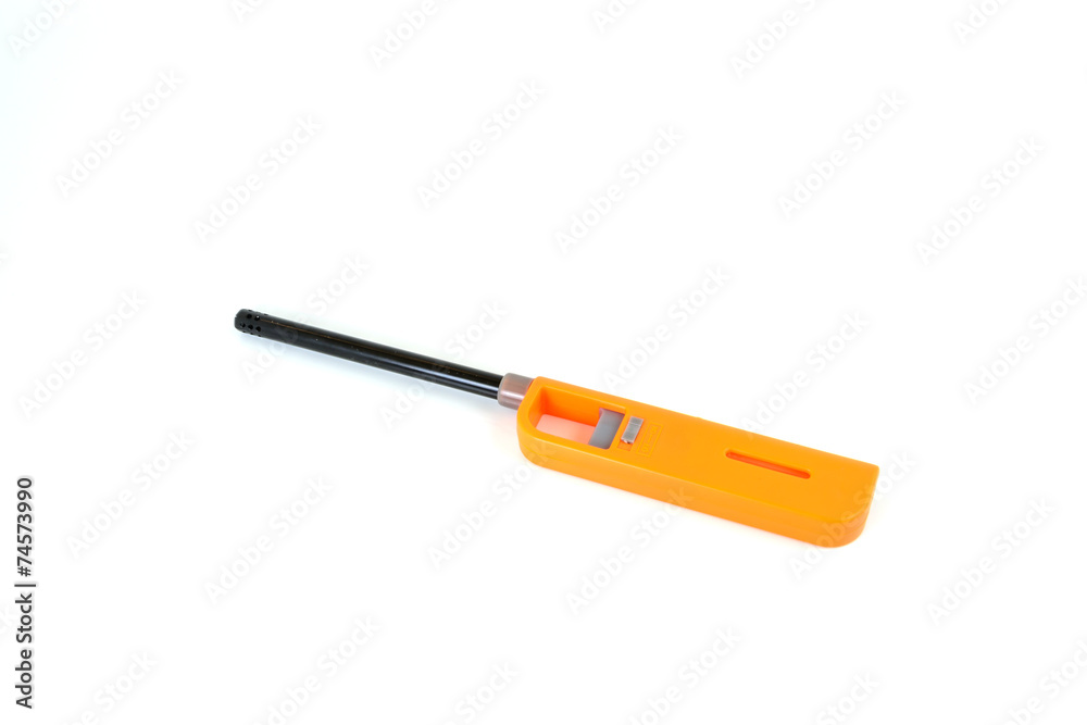Gas lighter for gas-stove on a white background Gas lighter for gas-stove on a white background