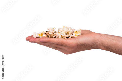 Popcorn in hand