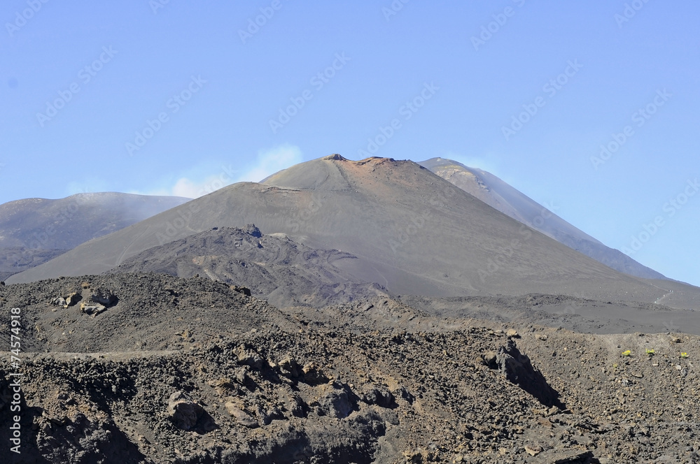 Etna in a sunny day
