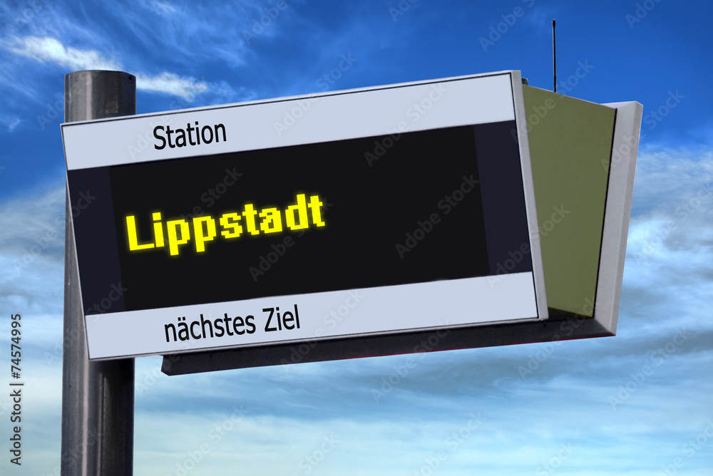 Anzeigetafel 6 - Lippstadt