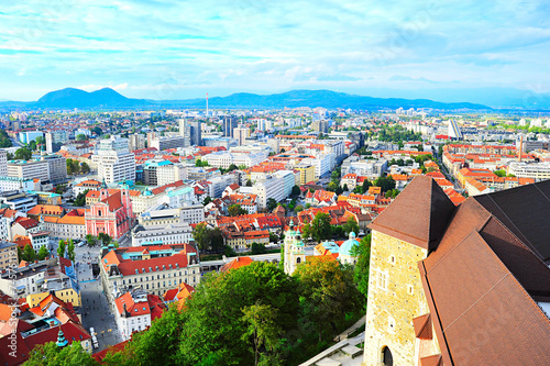 Ljubljana skyline