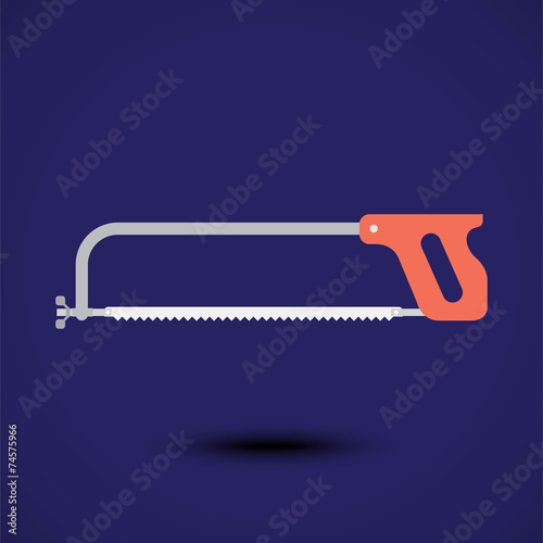 Illustration of a cutting saw