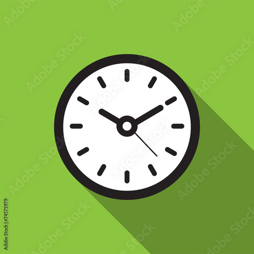 Clock icon , Vector illustration