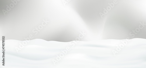 Winterlandschaft, silbern, Hintergrund, Schneelandschaft, Schnee © orbcat