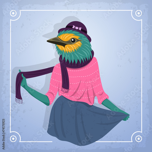 Chica hipster