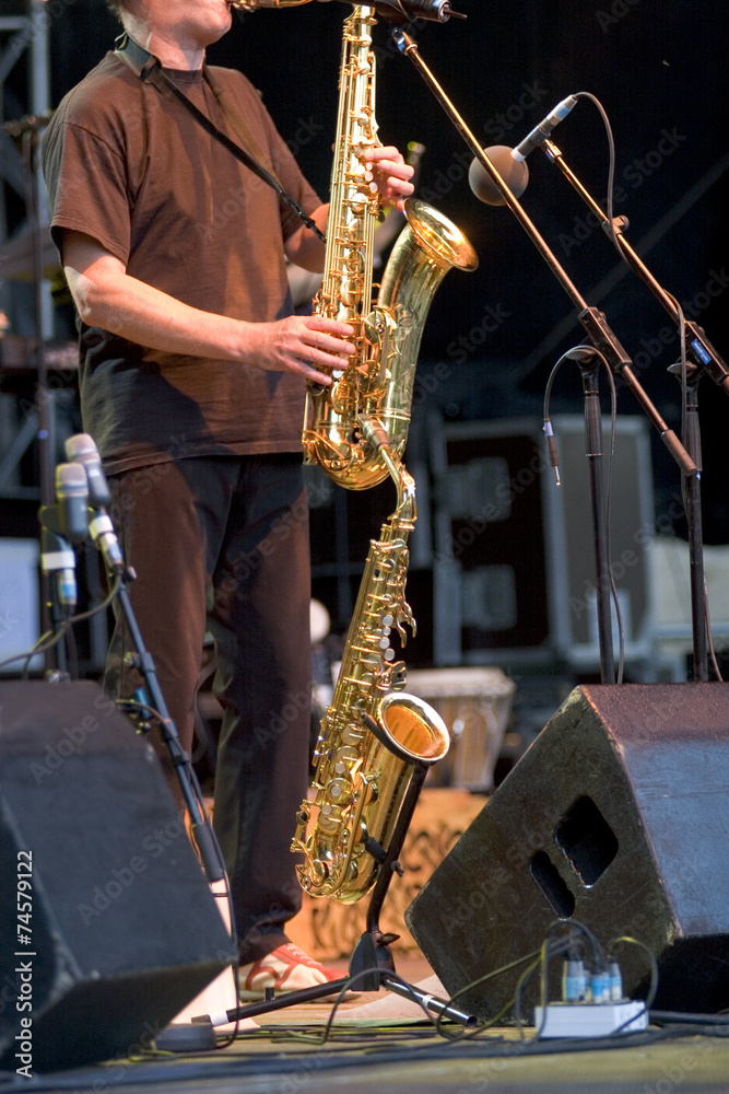 Fototapeta premium Saxophone player