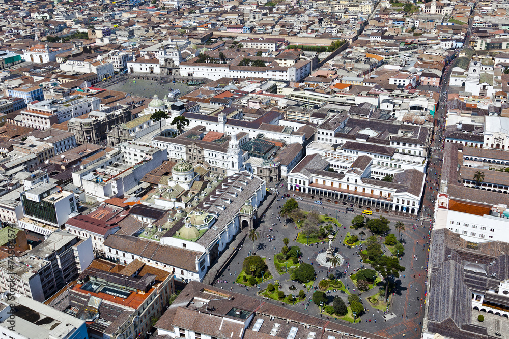 Quito, Plaza Grande y San Francisco