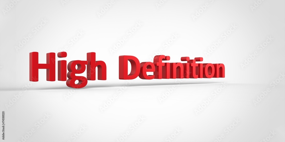 High Definition 3D red text Illustration High Definition 3D red text Illustration
