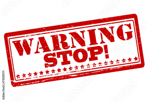Warning stop
