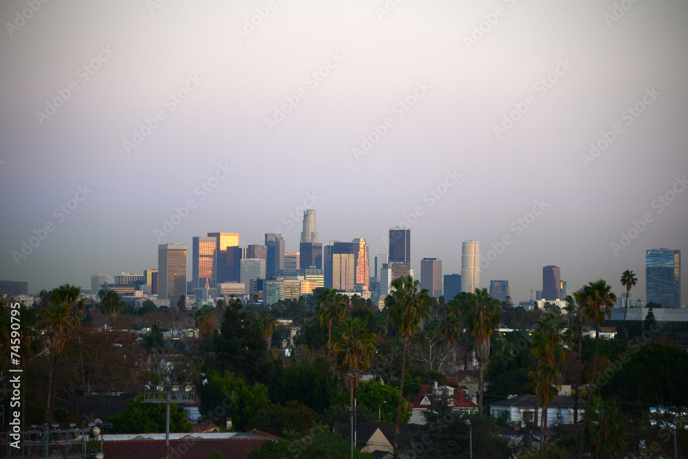 Fototapeta premium los angeles downtown