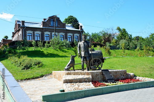 "Водовоз", скульптура в городе Коломне