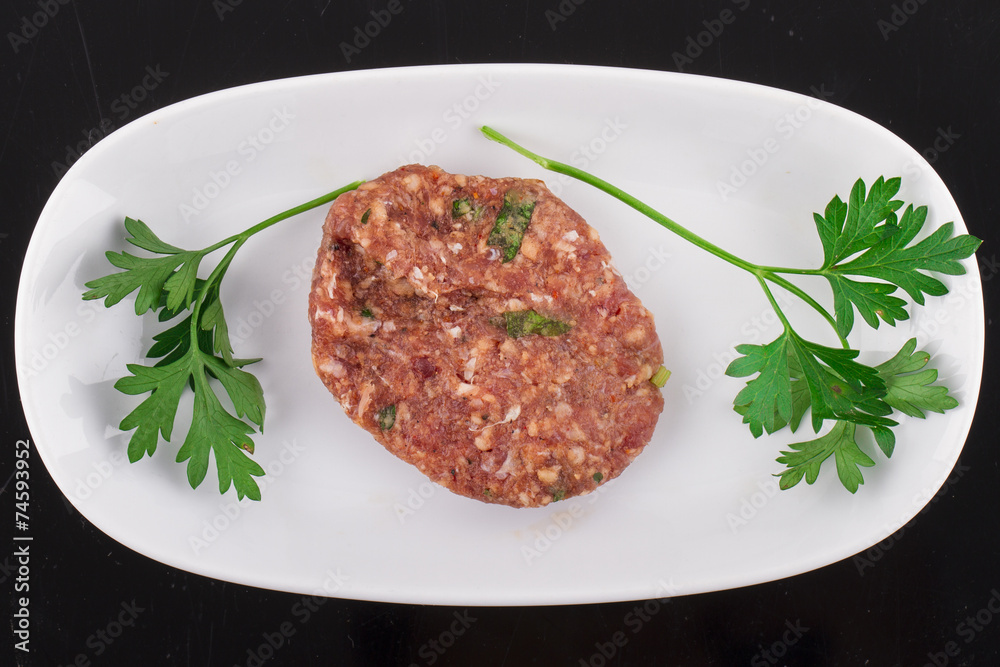 Raw Meat, Meatball , Burger Raw Meat, Meatball , Burger