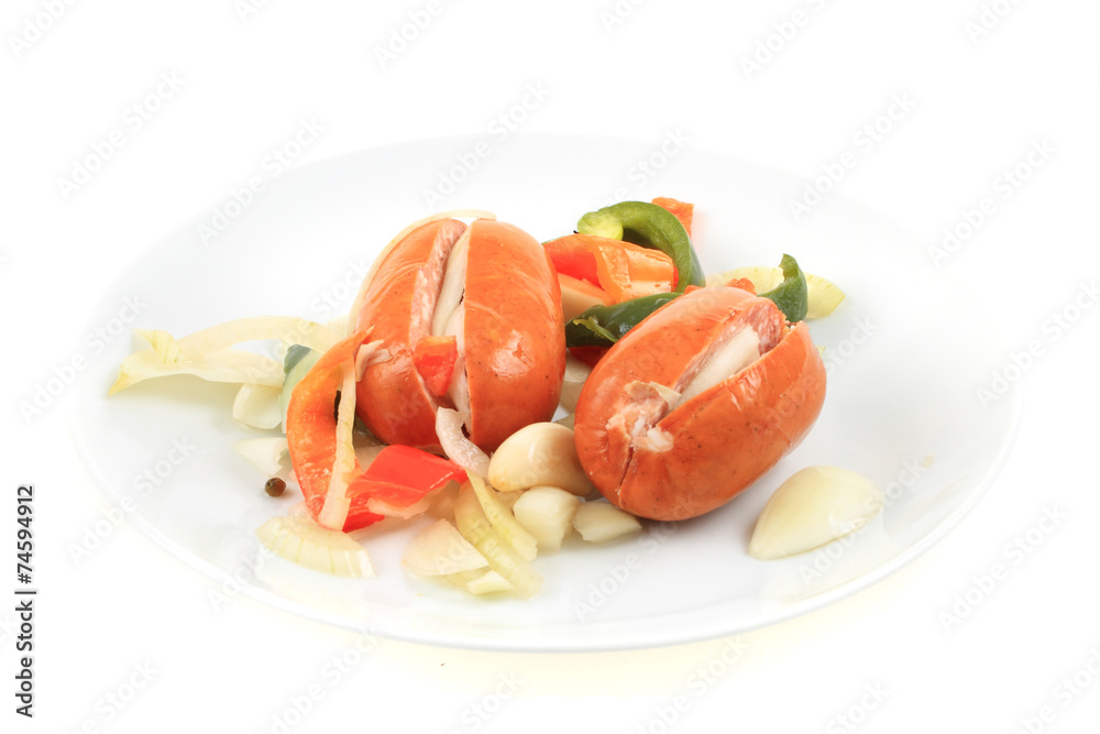 typical czech wurst (named utopenec) typical czech wurst (named utopenec)