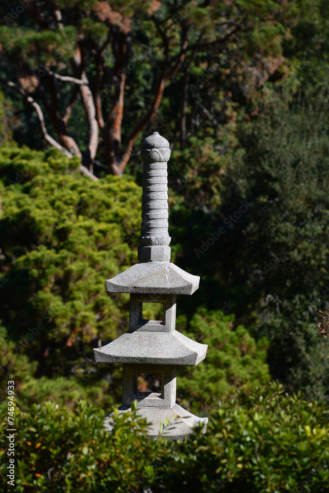 Fototapeta premium japanese stone garden