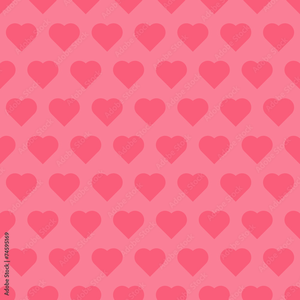 Seamless pattren with hearts