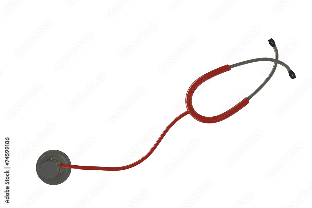 red stethoscope red stethoscope
