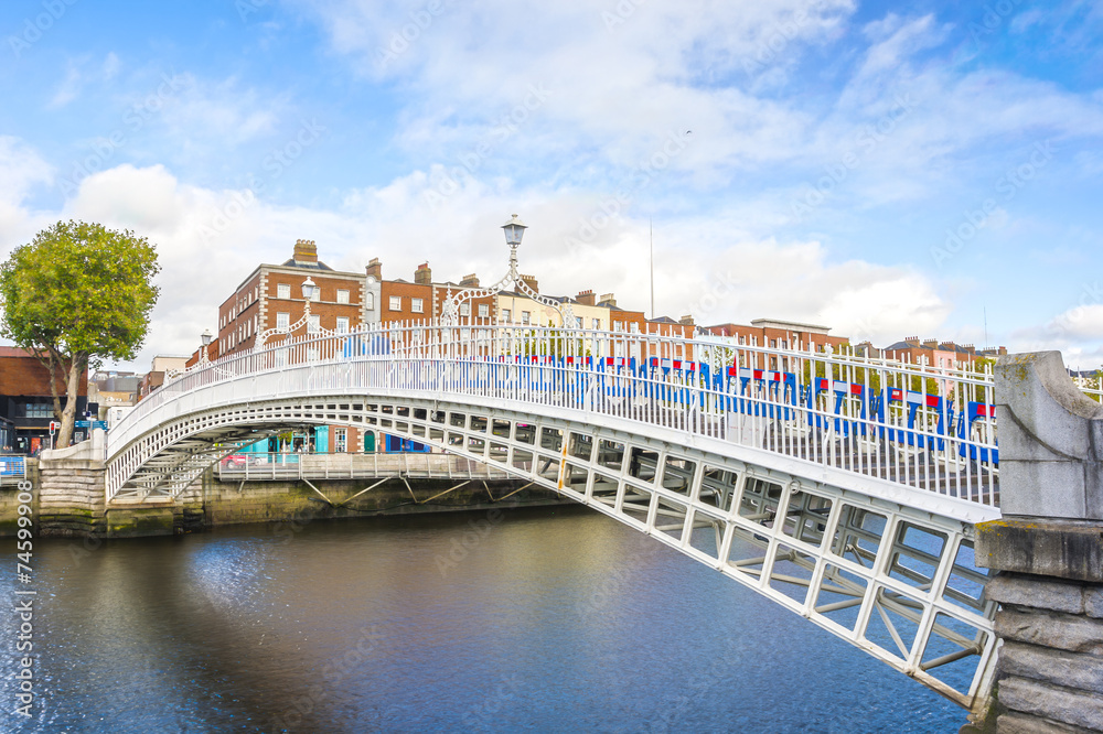 Fototapeta premium Most Ha Penny w Dublinie