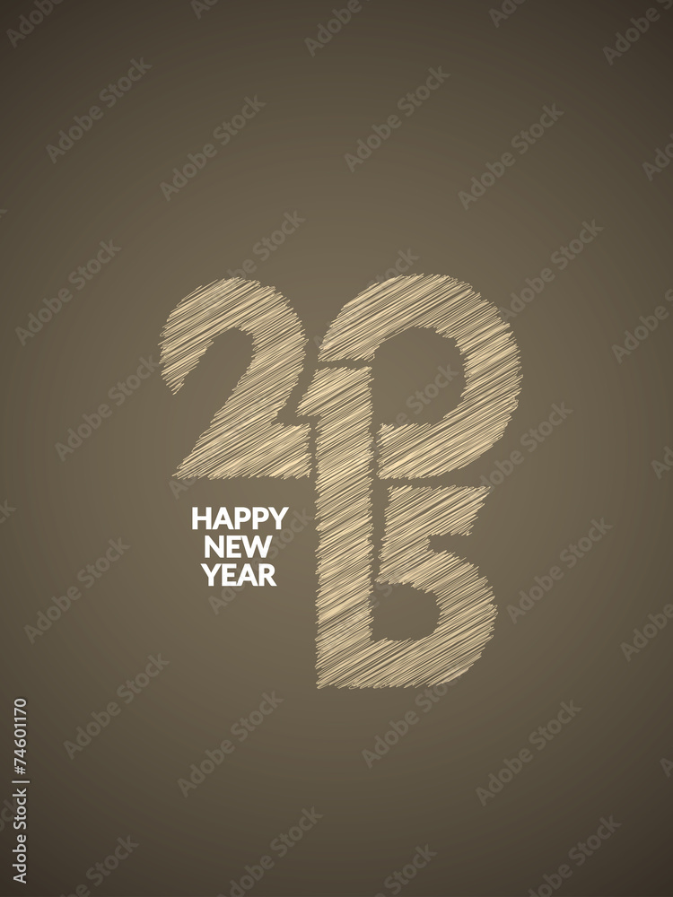 Beautiful vector happy new year 2015 text design. Beautiful vector happy new year 2015 text design.