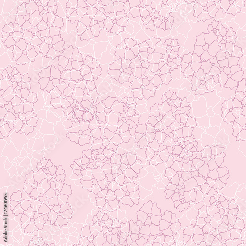 Seamless handdrawn floral pattern